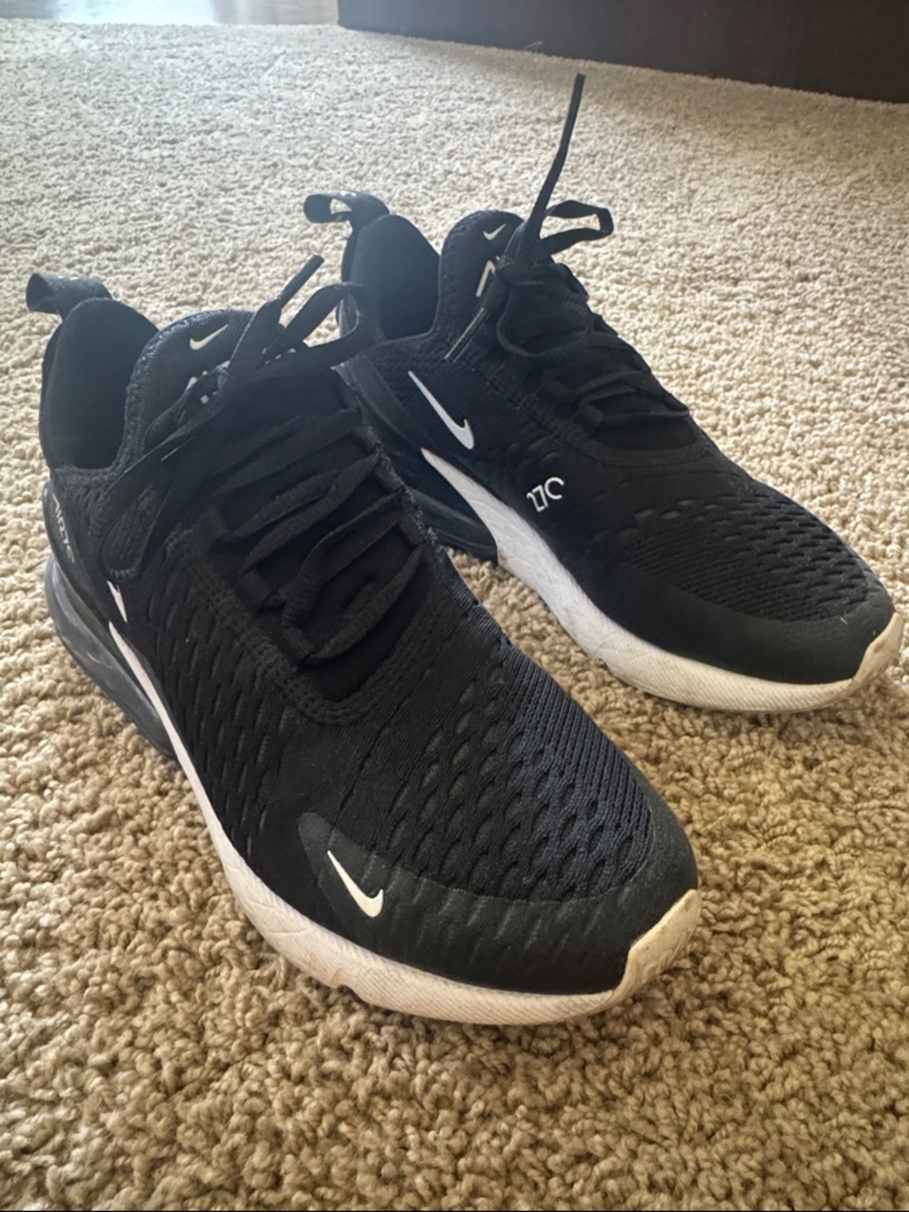 Nike Women’s  Black and White Athletic Shoes